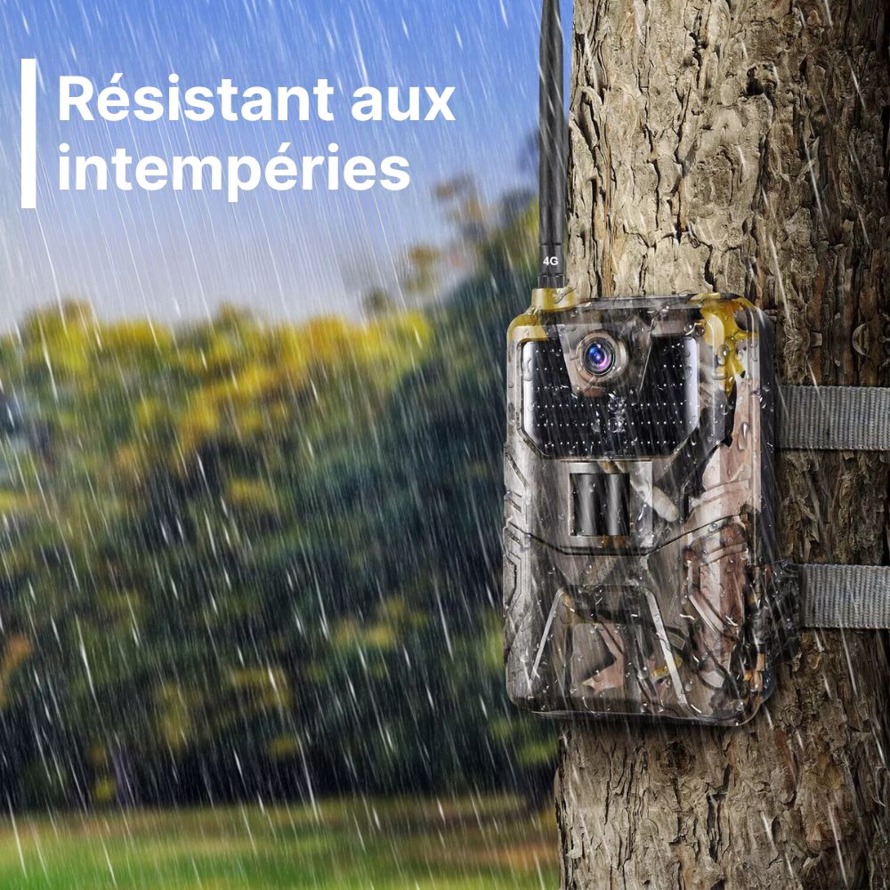 Caméra de Chasse Connectée 4K avec Alerte SMS/MMS - Nature & Chasse®