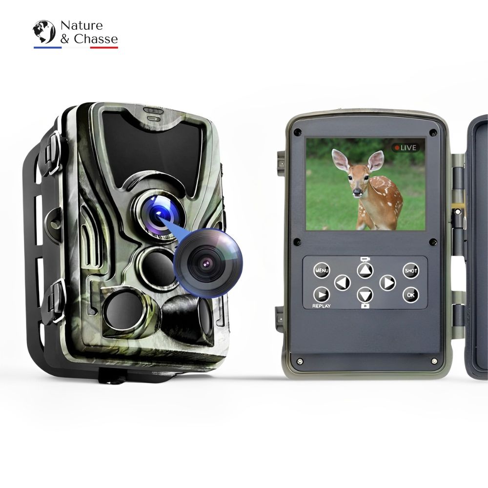 Caméra de Chasse 4G 4K - Batterie Rechargeable - Nature & Chasse®