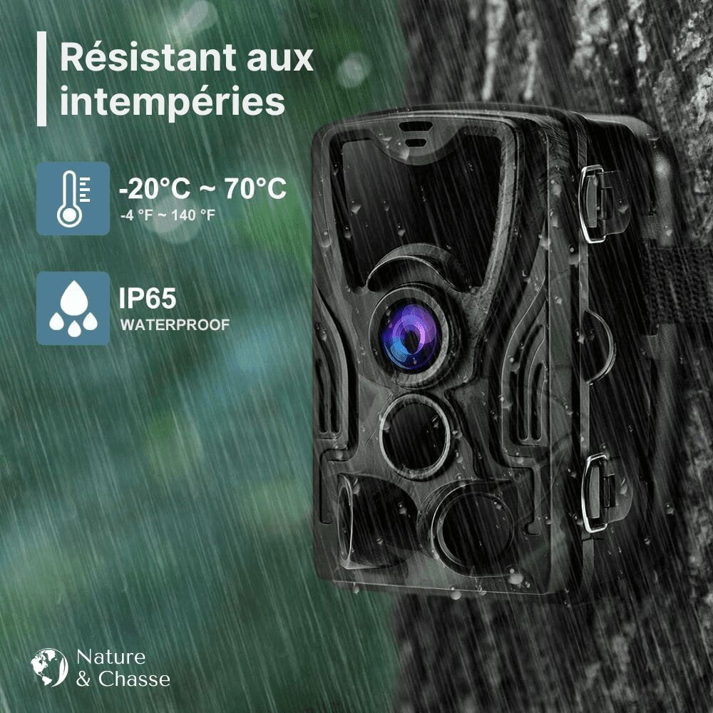 Caméra de Chasse 4G 4K - Batterie Rechargeable - Nature & Chasse®