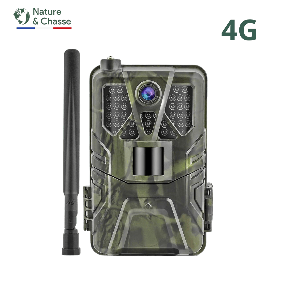 Caméra de chasse connectée au téléphone 4G+ 4K - Nature & Chasse®