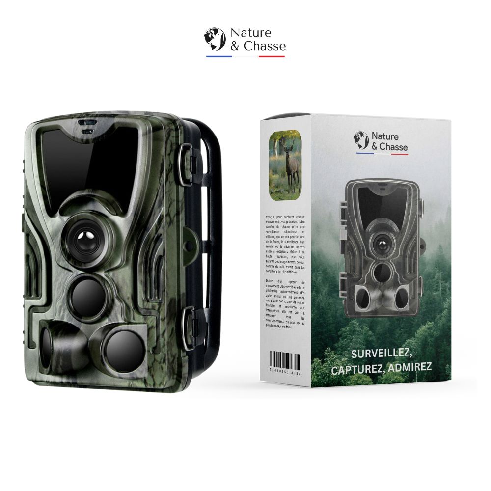 Camera de surveillance extérieure avec écran - Nature & Chasse®