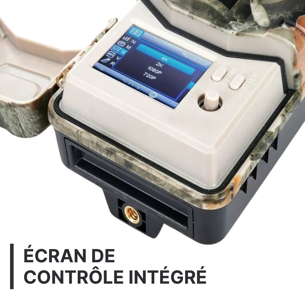 Caméra de Chasse 4K avec 4G+ et Application Mobile – Nature & Chasse®
