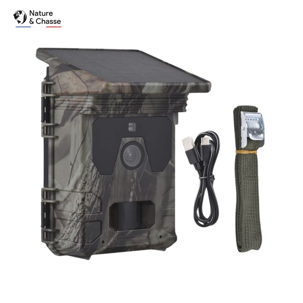 Caméra de chasse Solaire avec écran - Nature & Chasse®