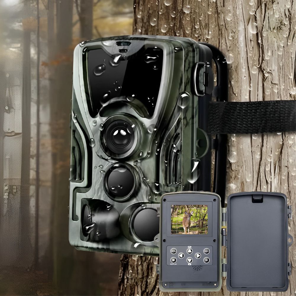 Camera de surveillance extérieure avec écran - Nature & Chasse®