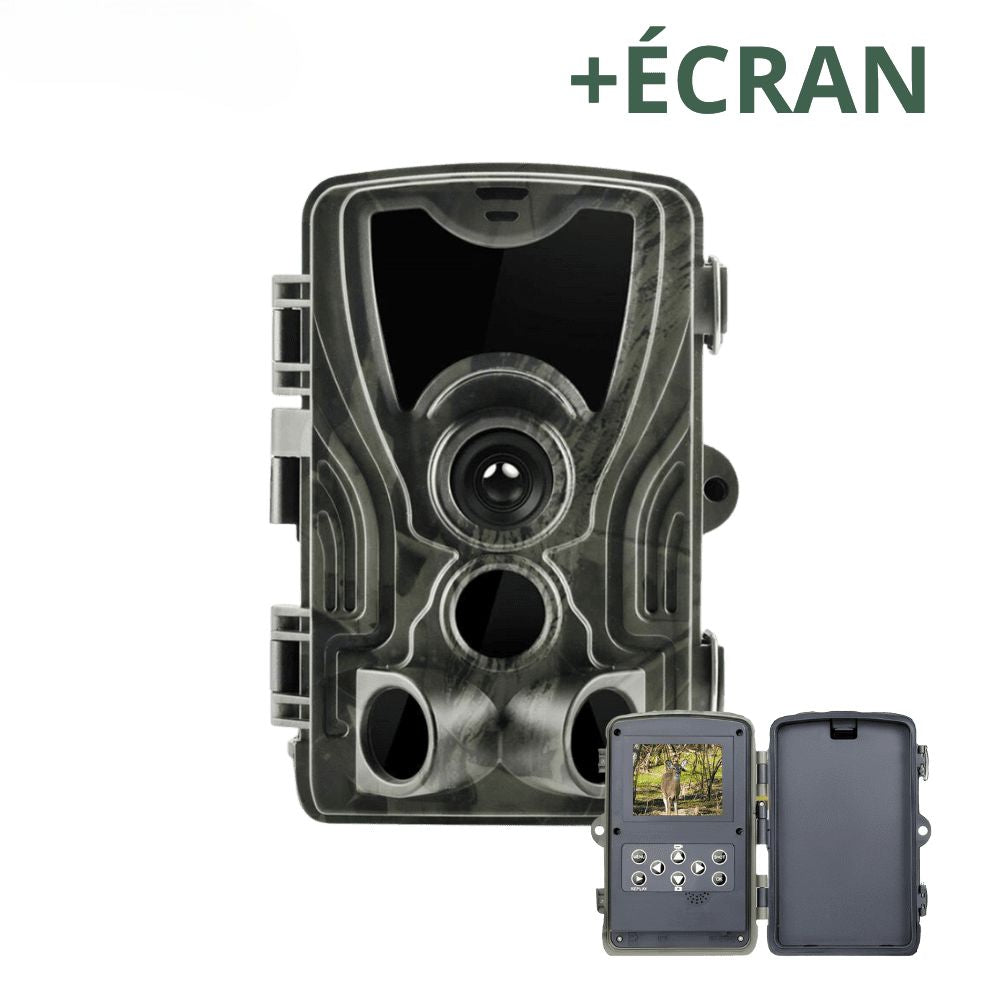 Camera de surveillance extérieure avec écran - Nature & Chasse®