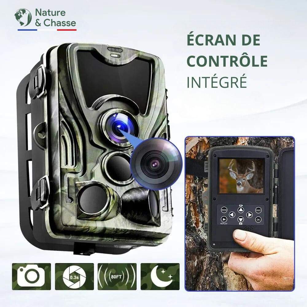 Caméra De Chasse 4G+ Avec Écran - Nature & Chasse®