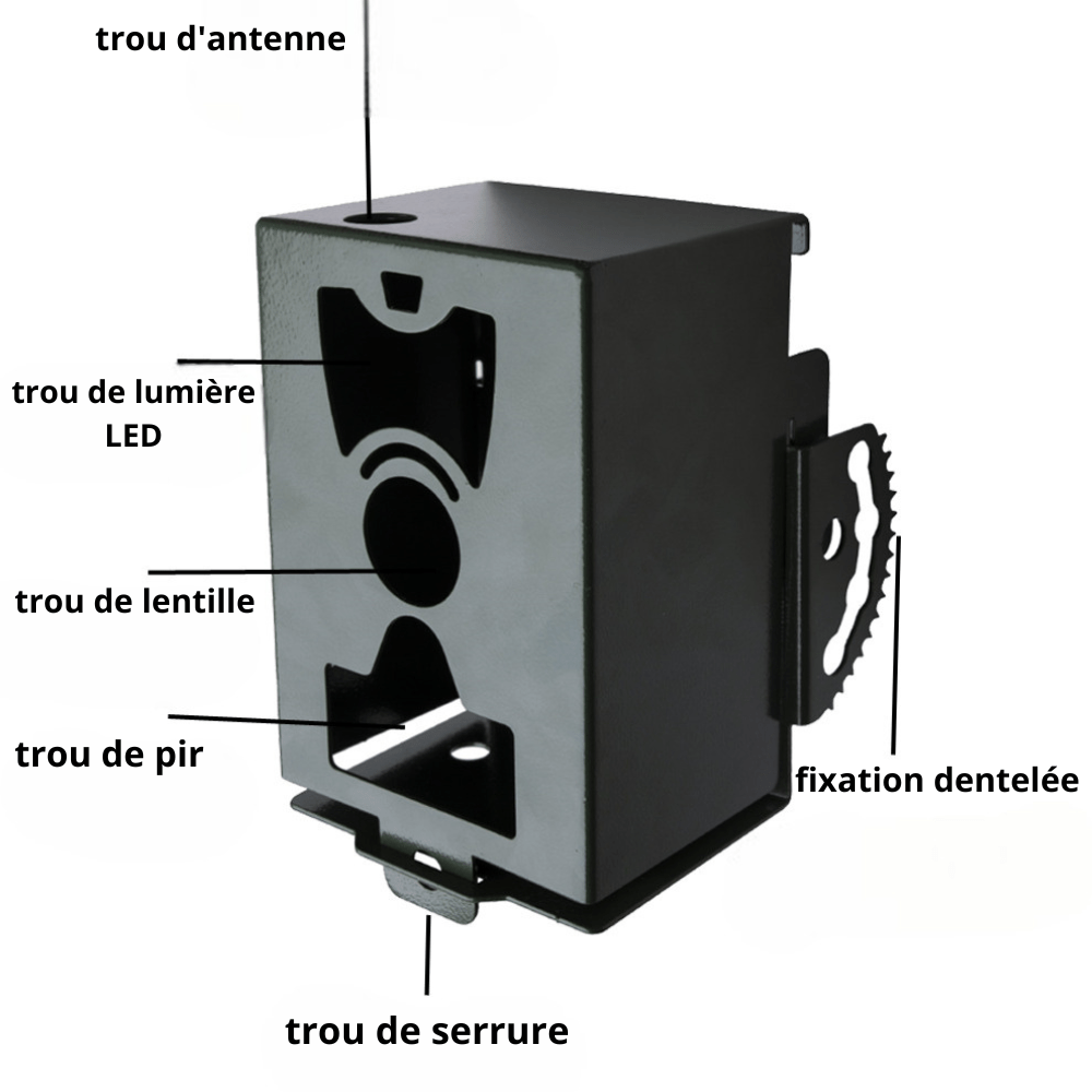 Boîtier de Sécurité Antivol pour Caméra de Chasse - Caméra Chasse