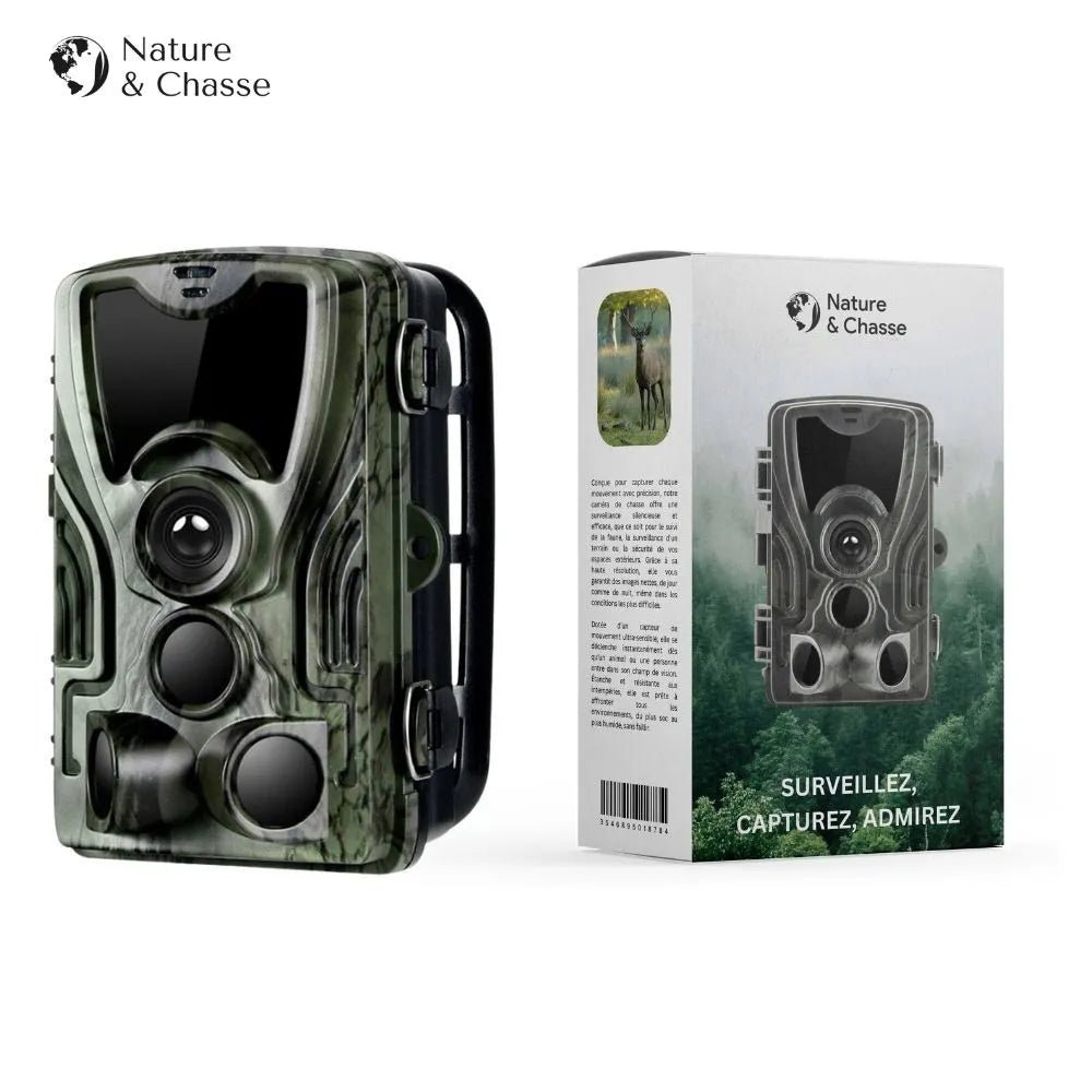 Caméra de chasse 4K avec écran - Nature & Chasse® - Caméra Chasse