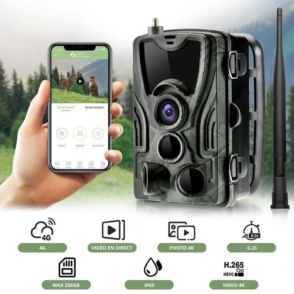 Camera de Chasse avec ecran 4G - Caméra Chasse