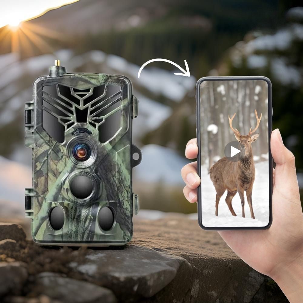 Caméra de Chasse Connectée avec Alerte SMS/MMS - Caméra Chasse