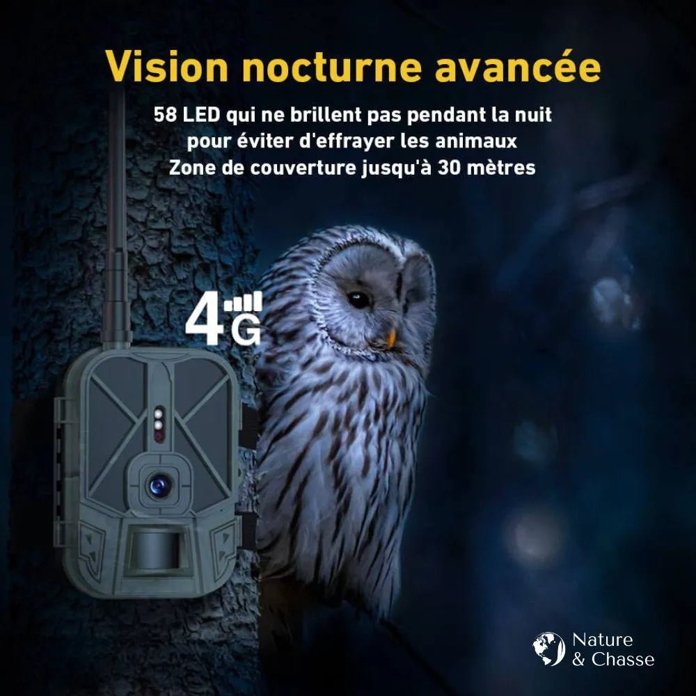 Caméra de Chasse Connectée - Nature & Chasse® - Caméra Chasse