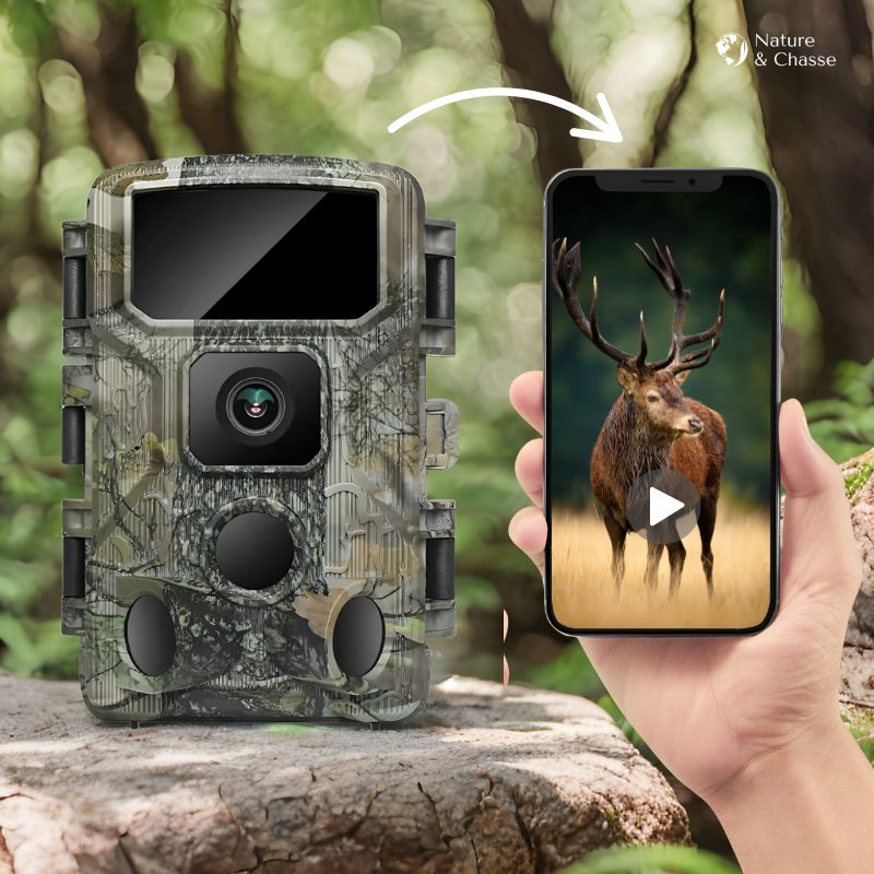 Caméra De Chasse WIFI 4K - Nature & Chasse® - Caméra Chasse