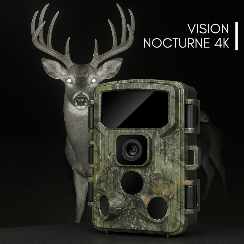 Caméra De Chasse WIFI 4K - Nature & Chasse® - Caméra Chasse