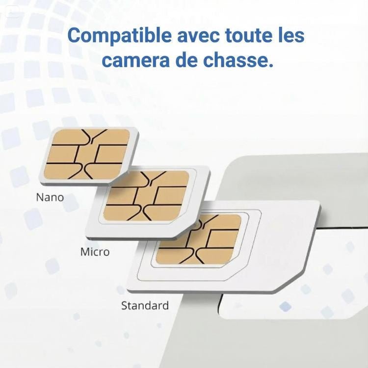 Carte SIM Universelle pour Caméra de Chasse 4G - Caméra Chasse