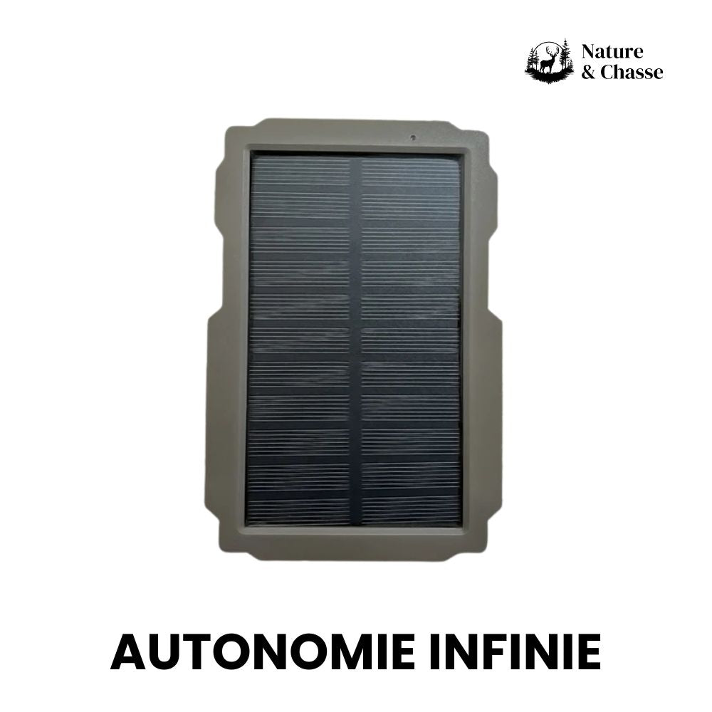 Kit panneau solaire pour les caméras de chasse - Caméra Chasse